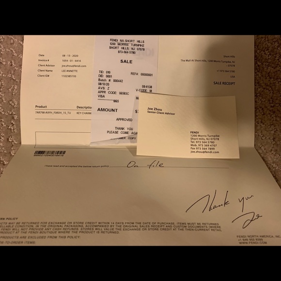 ❌SOLD❌ Fendi Nano baguette - Picture 16 of 16